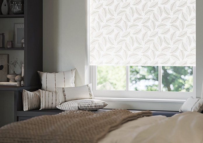 Banana Leaf, Off-White - Twist&Fit Roller Blind - Image 5